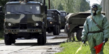 21 ОКТЯБРЯ ВОЕННОСЛУЖАЩИЕ СВОДНОГО ОТРЯДА РХБЗ ПРИСТУПЯТ К ДЕЗИНФЕКЦИИ ОБЪЕКТОВ СОЦИАЛЬНОЙ ИНФРАСТРУКТУРЫ АБХАЗИИ   